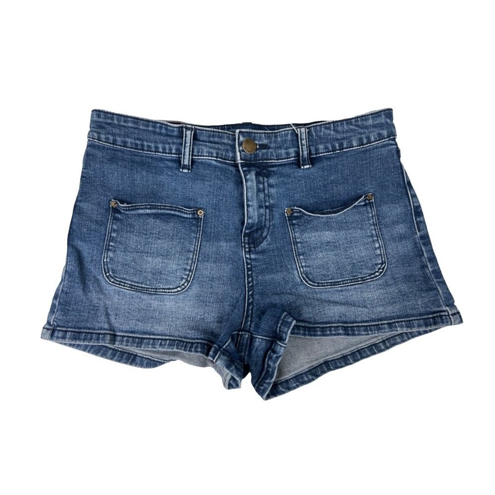 Billabong Medium Wash Front Pocket Denim Shorts Size
